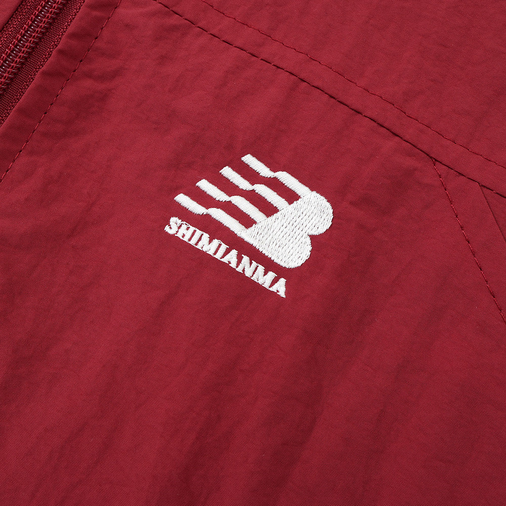 Loose Fit Stand Collar Jacket for Men