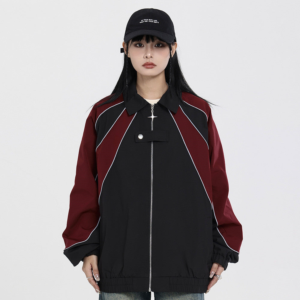 The CrestLine Contrast Lapel Coat Urban Stitch Edition