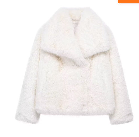 The ArcticLuxe Plush Coat Timeless Winter Elegance