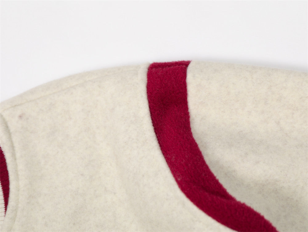 The VarsityEdge Embroidered Baseball Jacket American High Street Edition