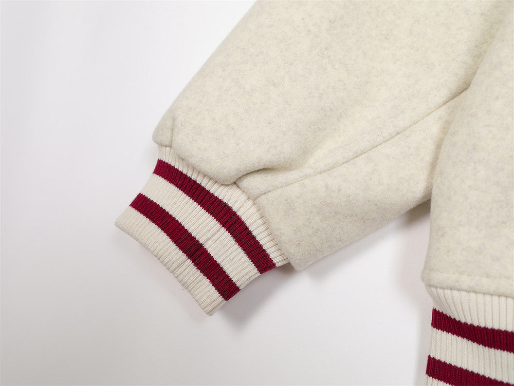 The VarsityEdge Embroidered Baseball Jacket American High Street Edition