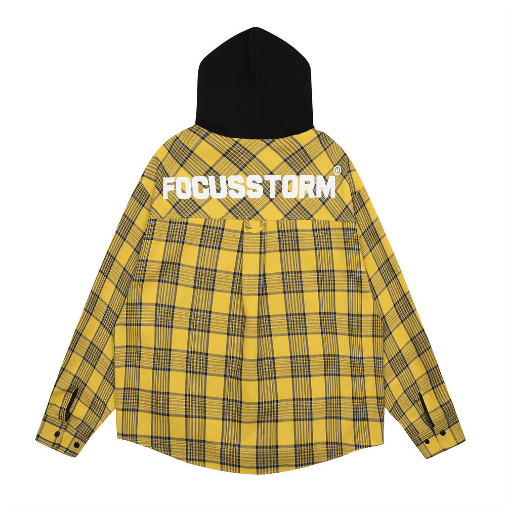 Relaxed Heritage Overshirt Hoodie