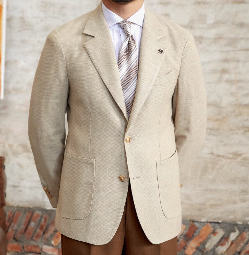 British Linen Blend Suit