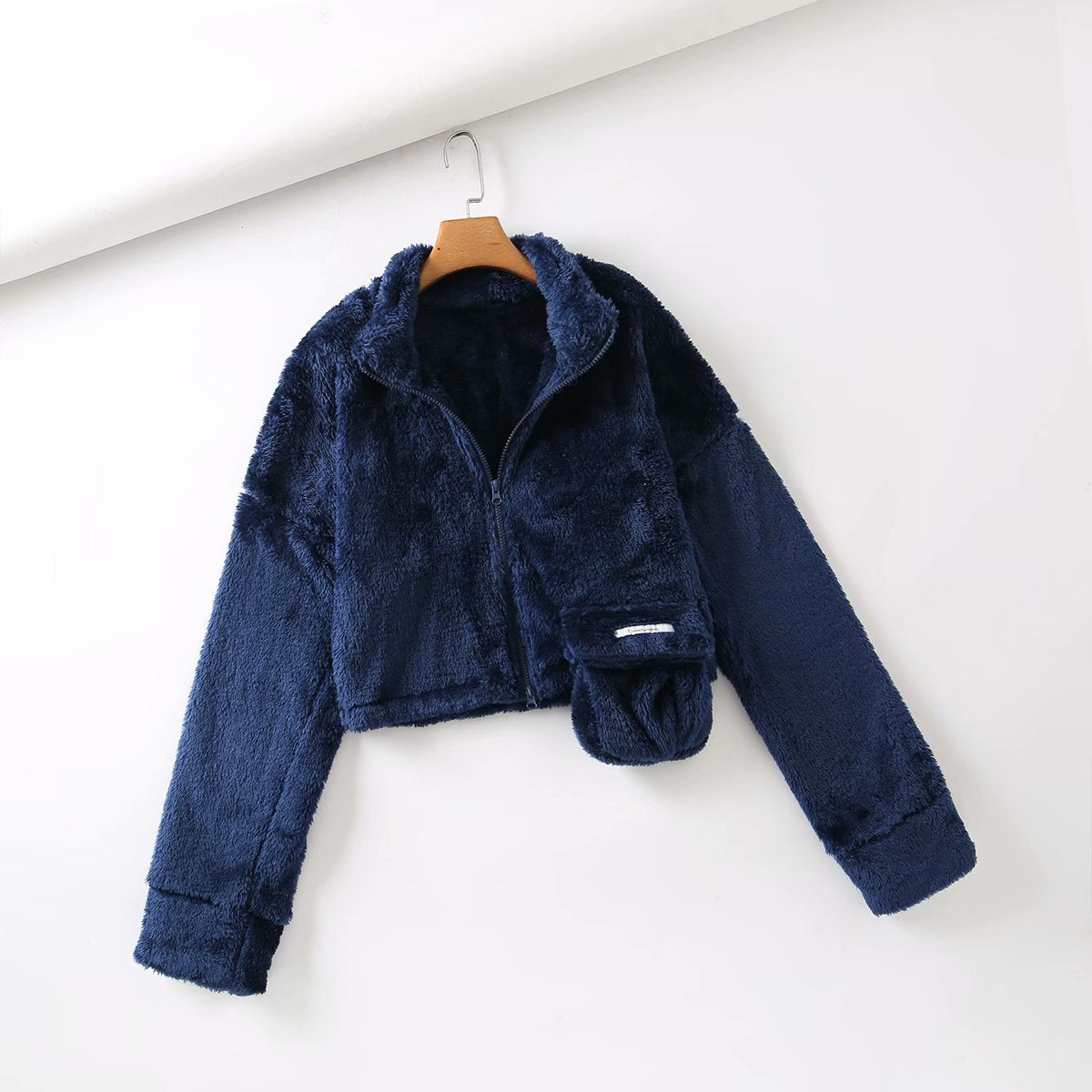 Plush Zipper Jacket