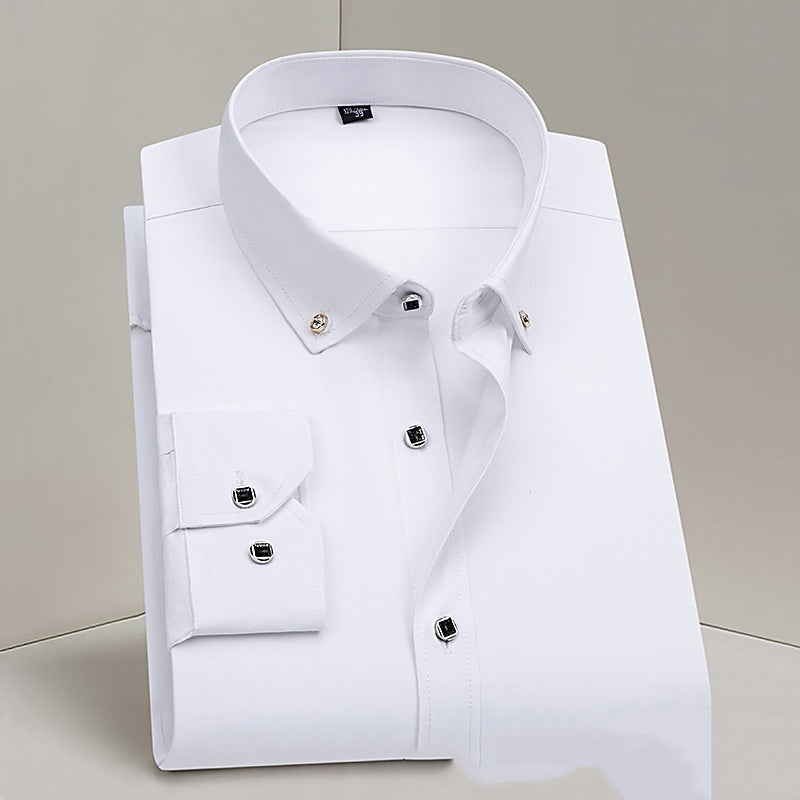 Men's Ultra-White Wrinkle-Resistant Ceremony Shirt