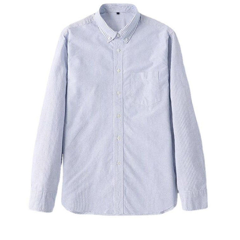 Men's Striped Business Casual Shirt