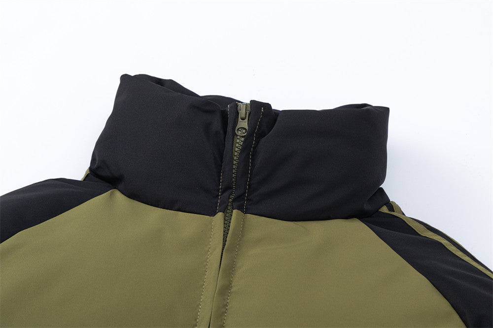 Stand Collar Bread Cotton-padded Jacket For Men