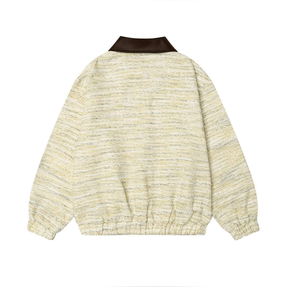 Men’s Dark Jacquard Woven Jacket