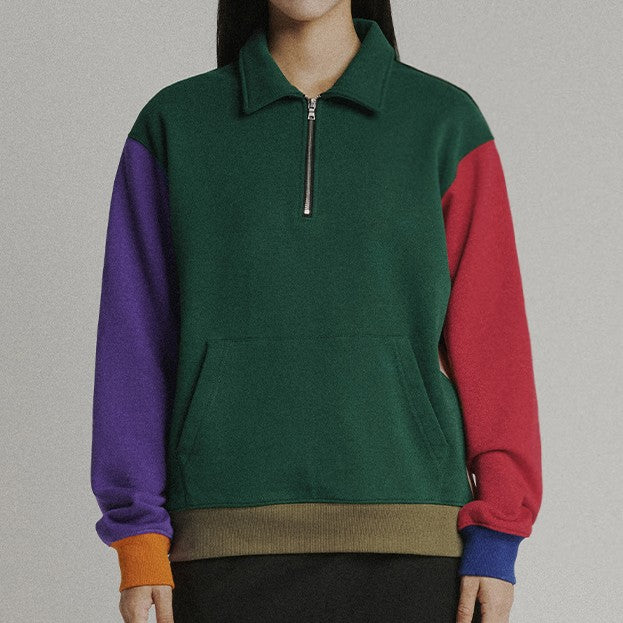 Men's Outdoor Sports Patchwork Top