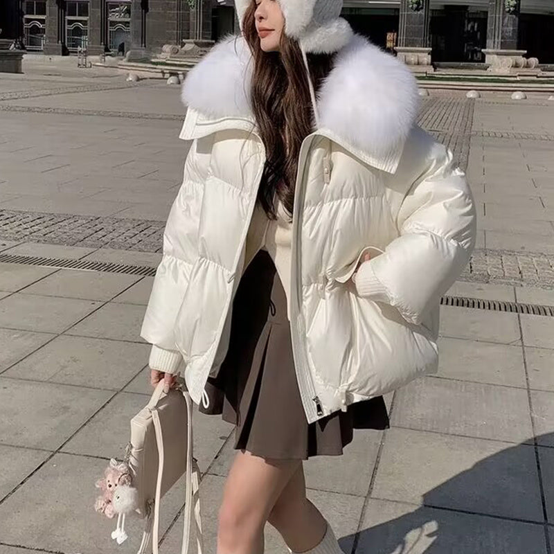Women’s Short Fur Collar Jacket
