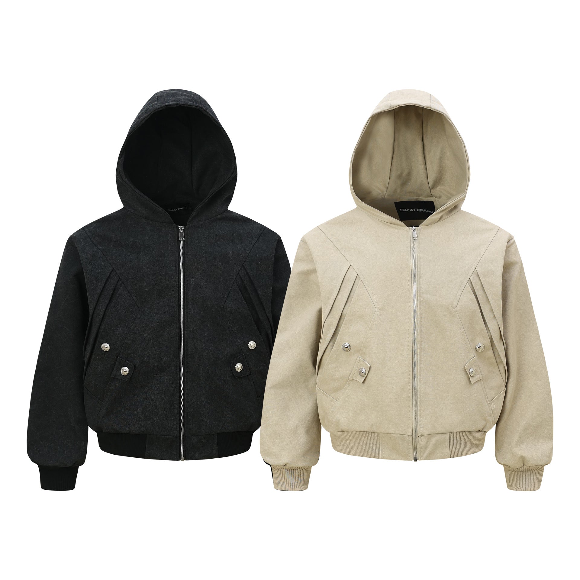 Spring Style Metal Buckle Men's Loose Jacket Trench Coat