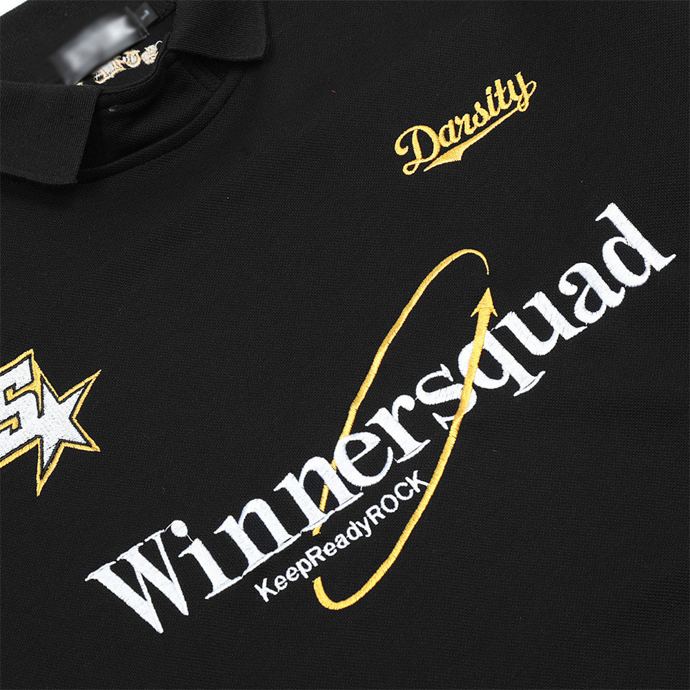 Contrast Patchwork Varsity Letter Jacket