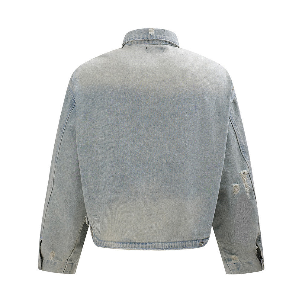 Worn-Out Denim Jacket