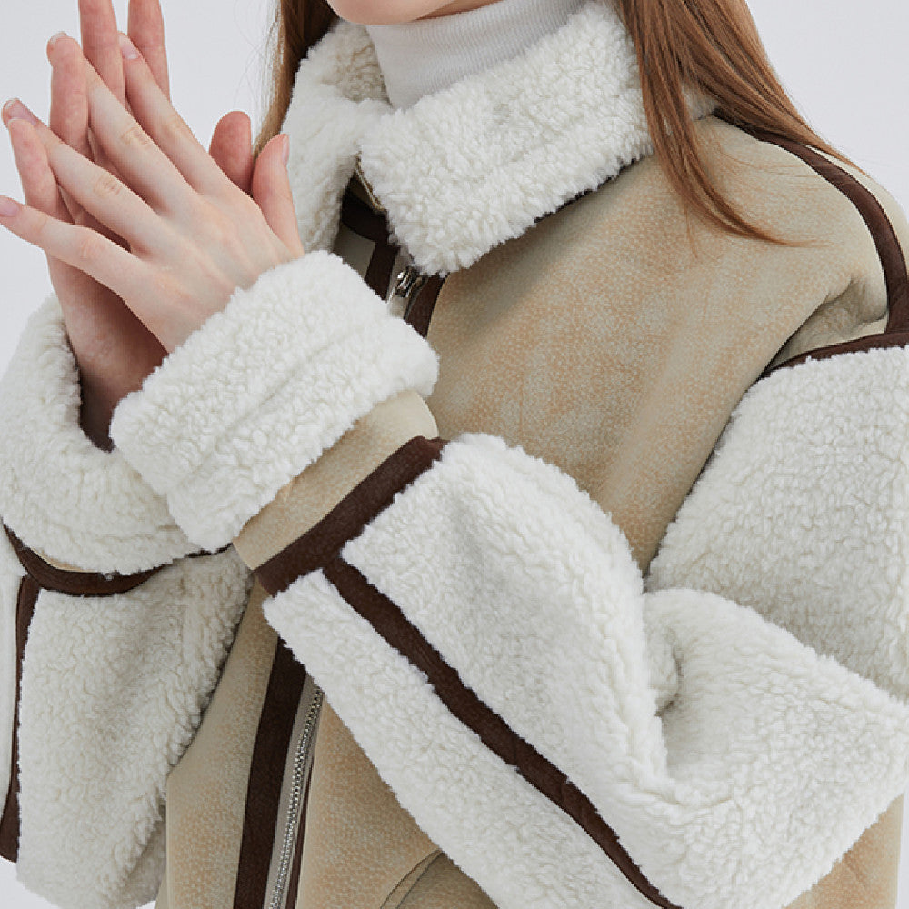 Luxury Fur Trim Coat
