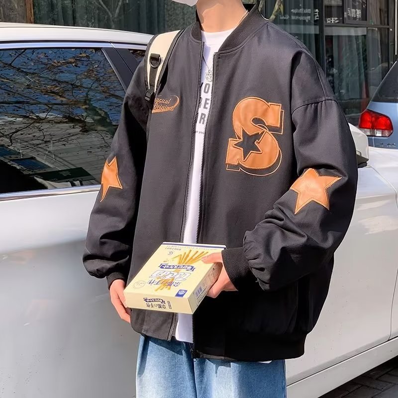 Vintage Stitch Baseball Jacket
