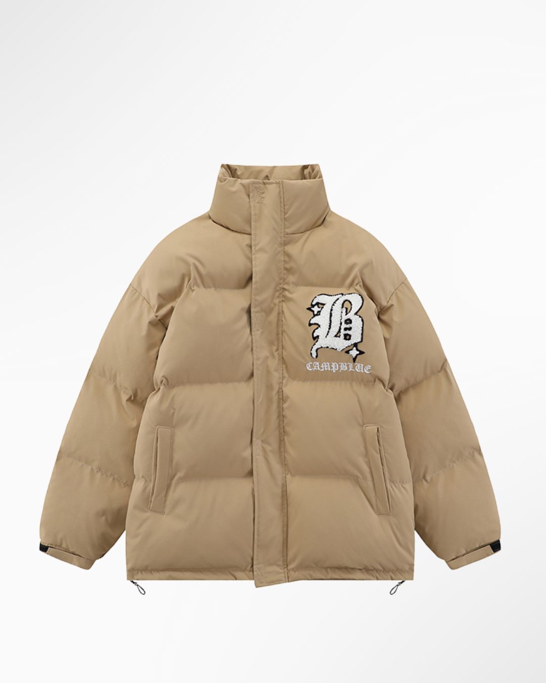 Letter Embroidered Men’s Coat