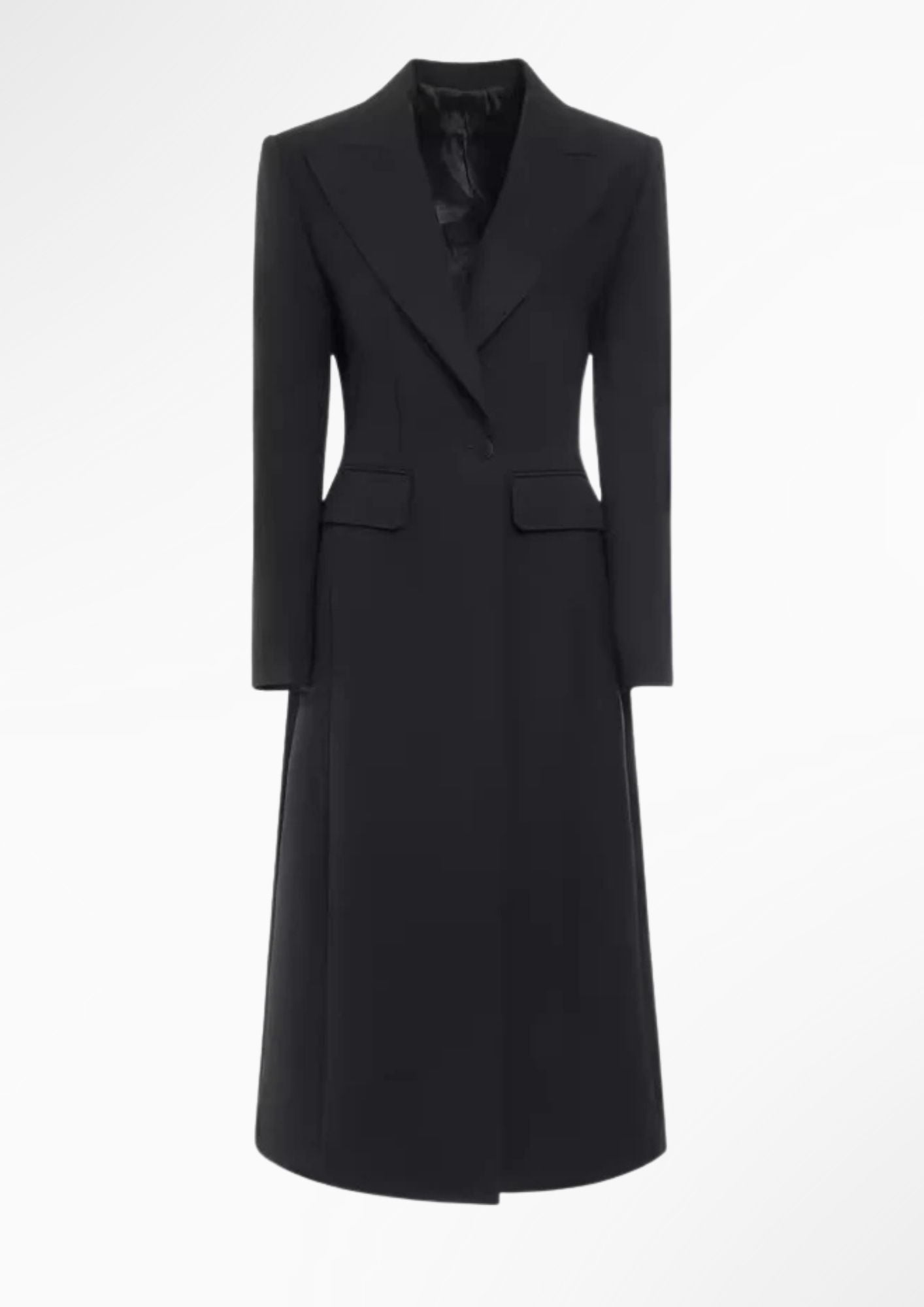 Women’s Slim Fit Mid-Length One-Button Suit Coat