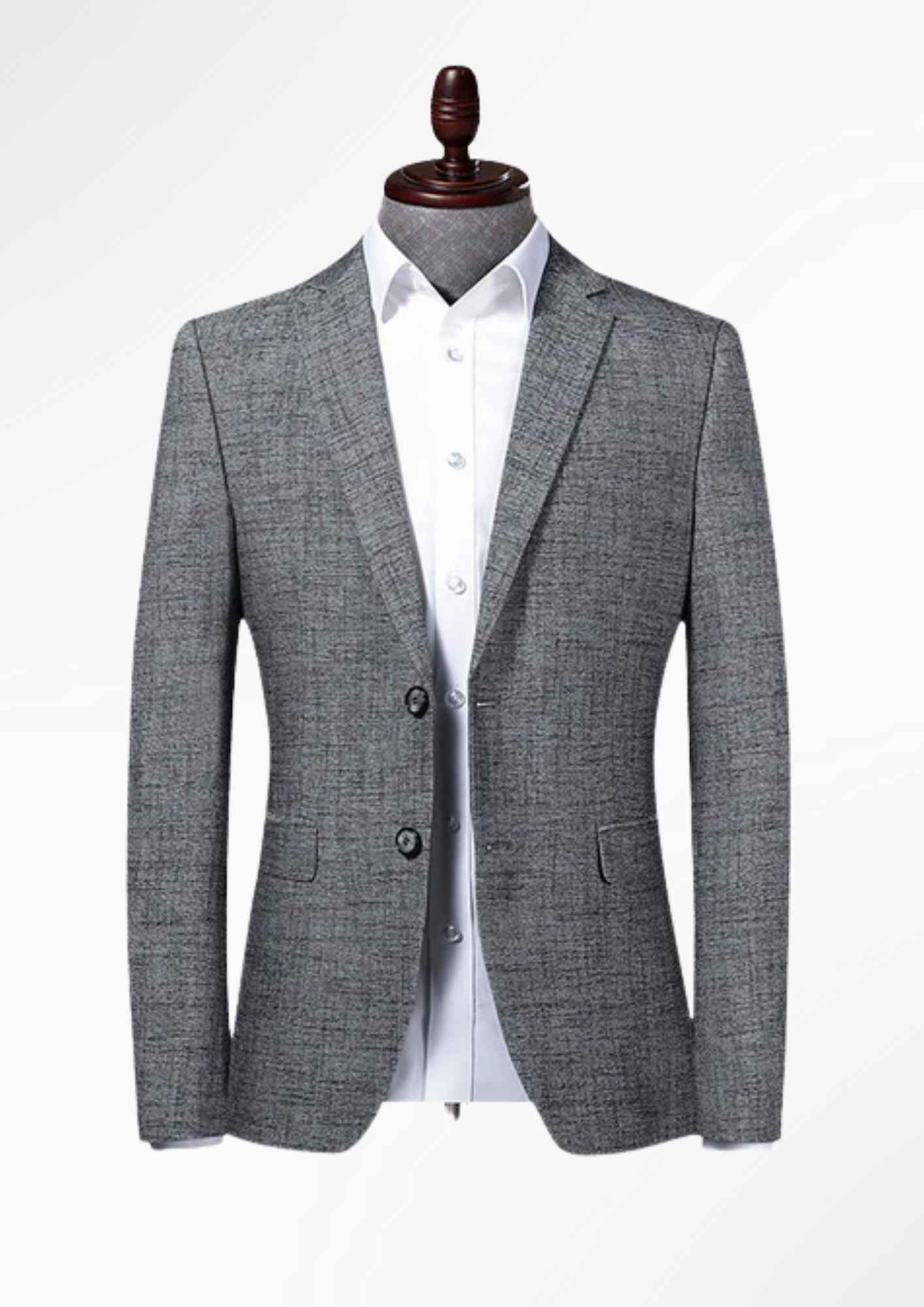 RegalCraft Tailored Plaid Formal Suit