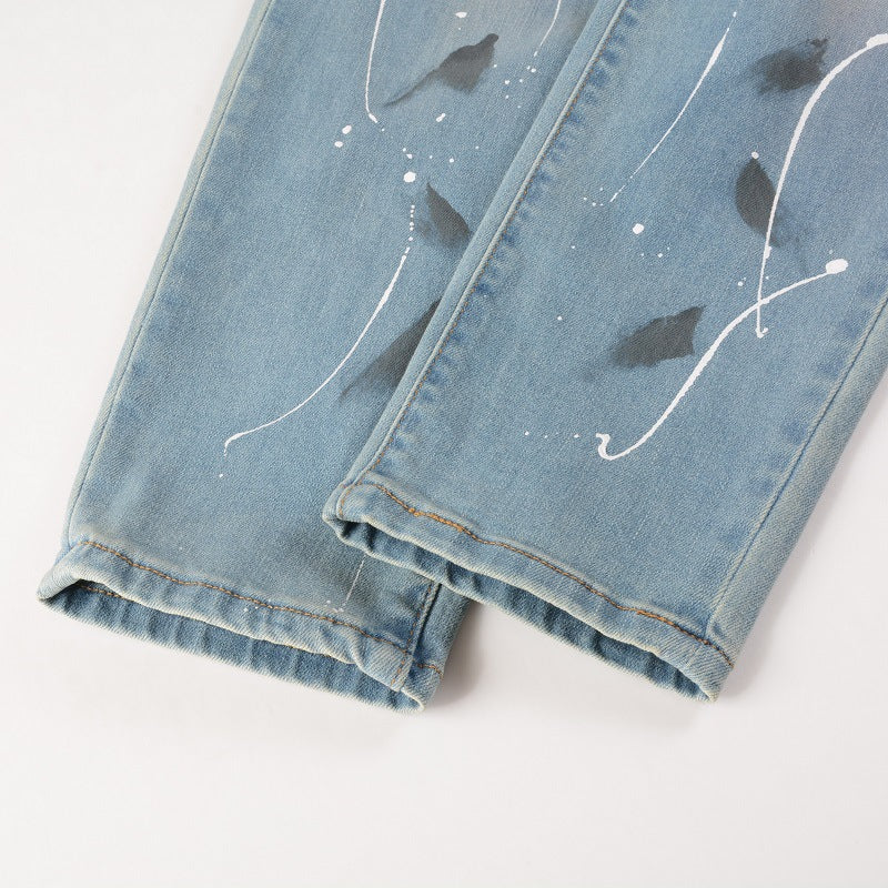 Rhinestone Street Jeans