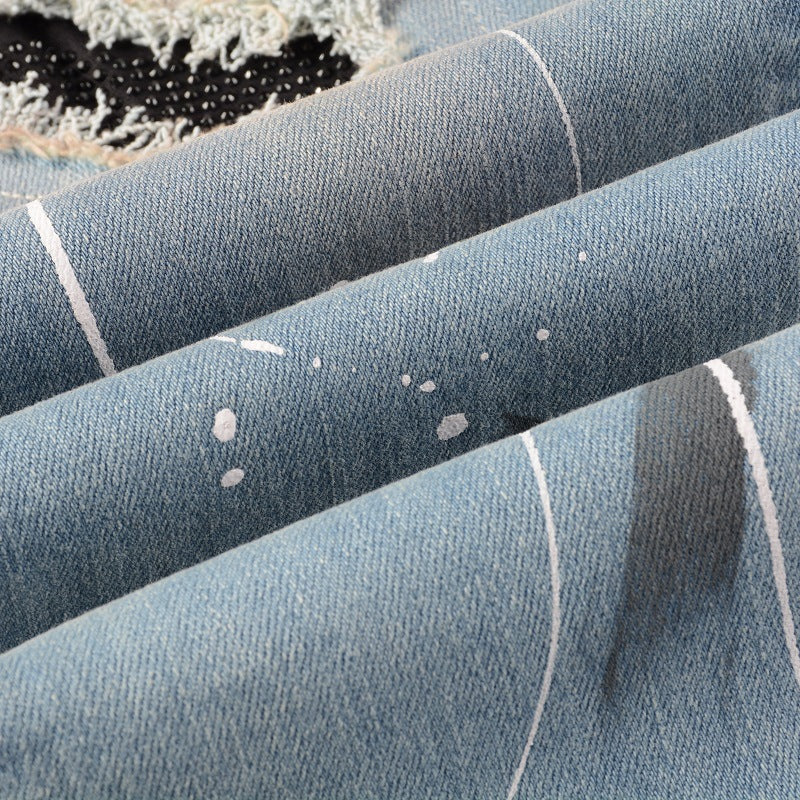 Rhinestone Street Jeans