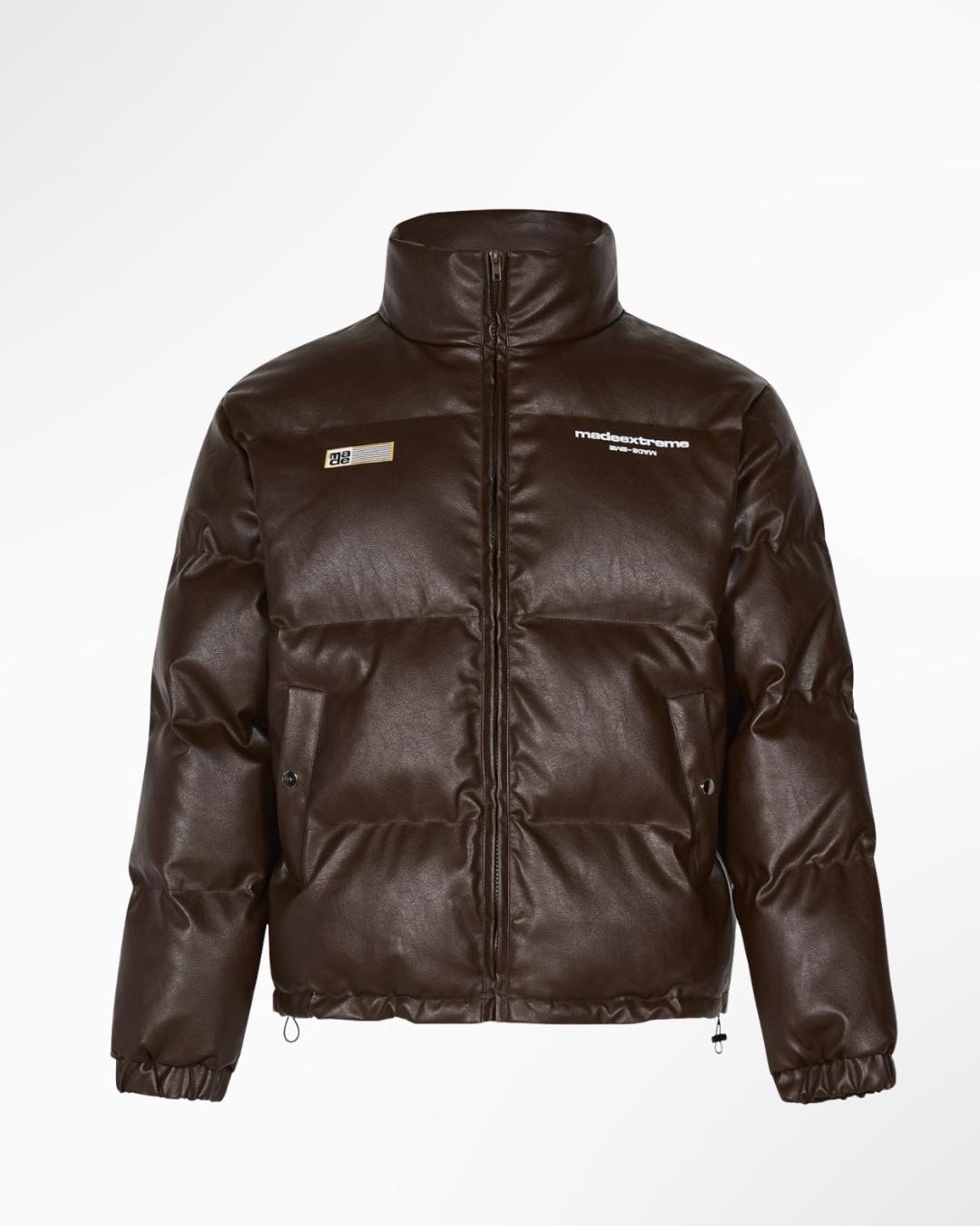 Unisex Printed Letter Cotton-Padded Jacket