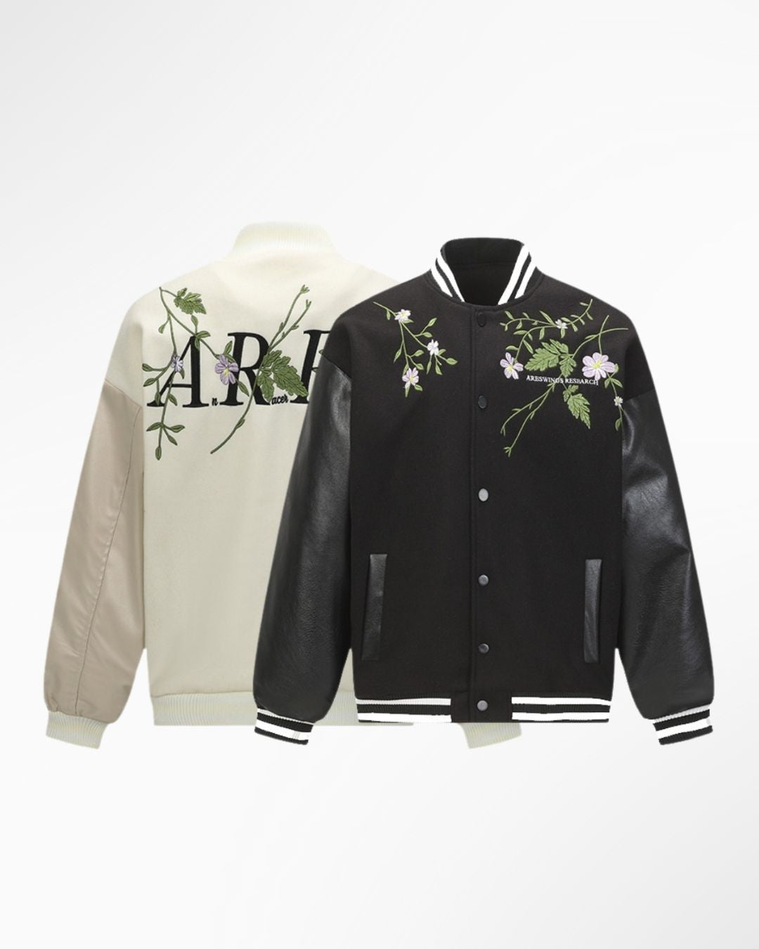 Retro Floral Embroidered Coat