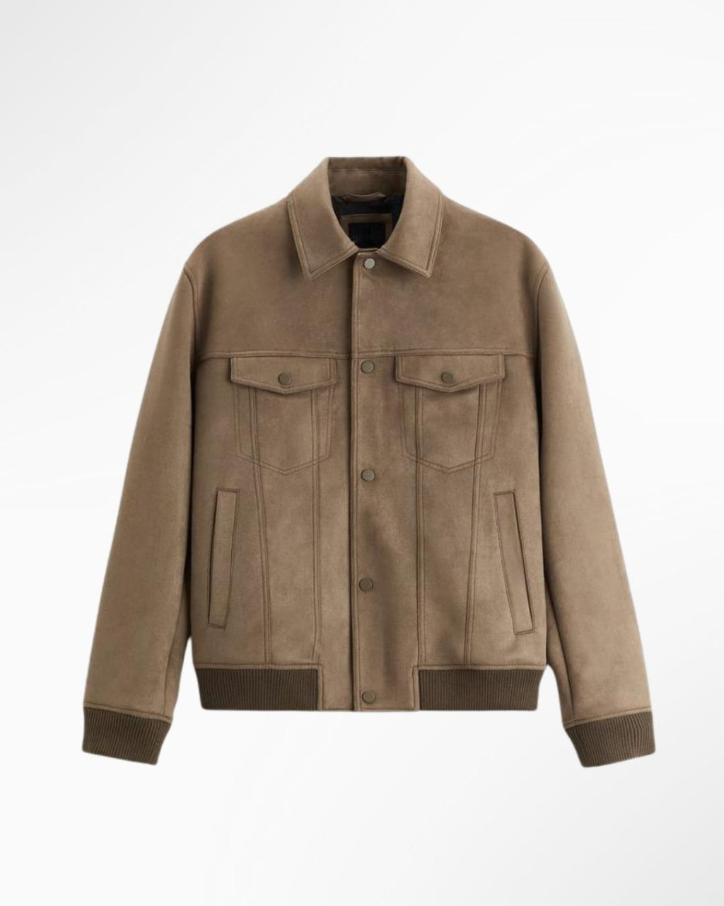 Urban Suede Velvet Commuter Coat