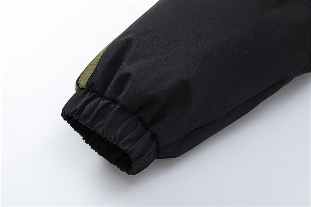 Stand Collar Bread Cotton-padded Jacket For Men