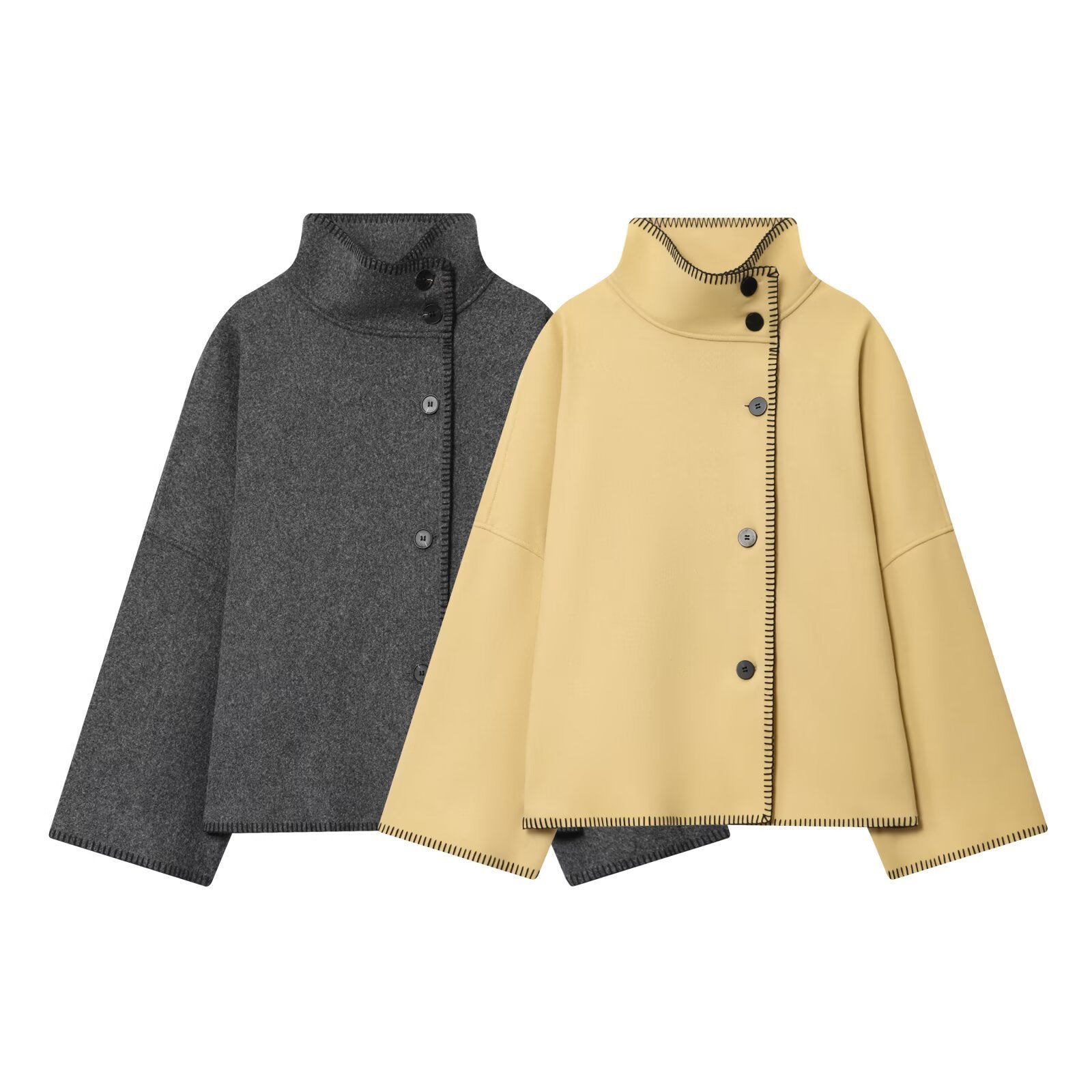 Women’s Turtleneck Baggy Coat