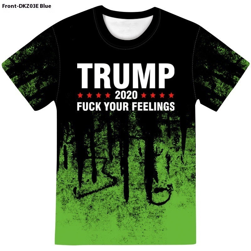 3D Graphic Short Sleeve Trump Tee