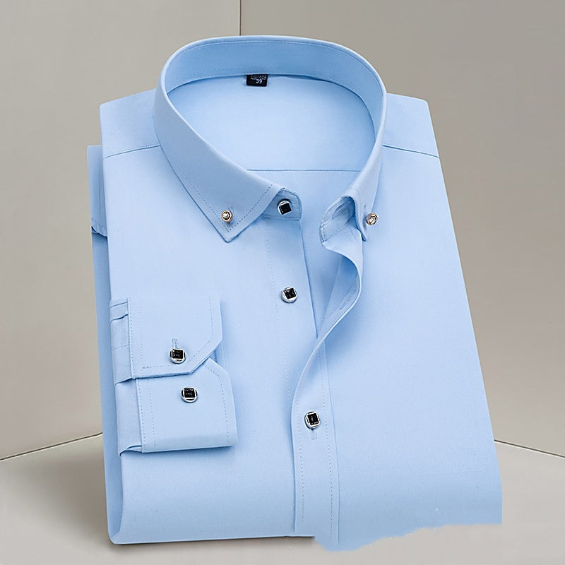 Men's Ultra-White Wrinkle-Resistant Ceremony Shirt