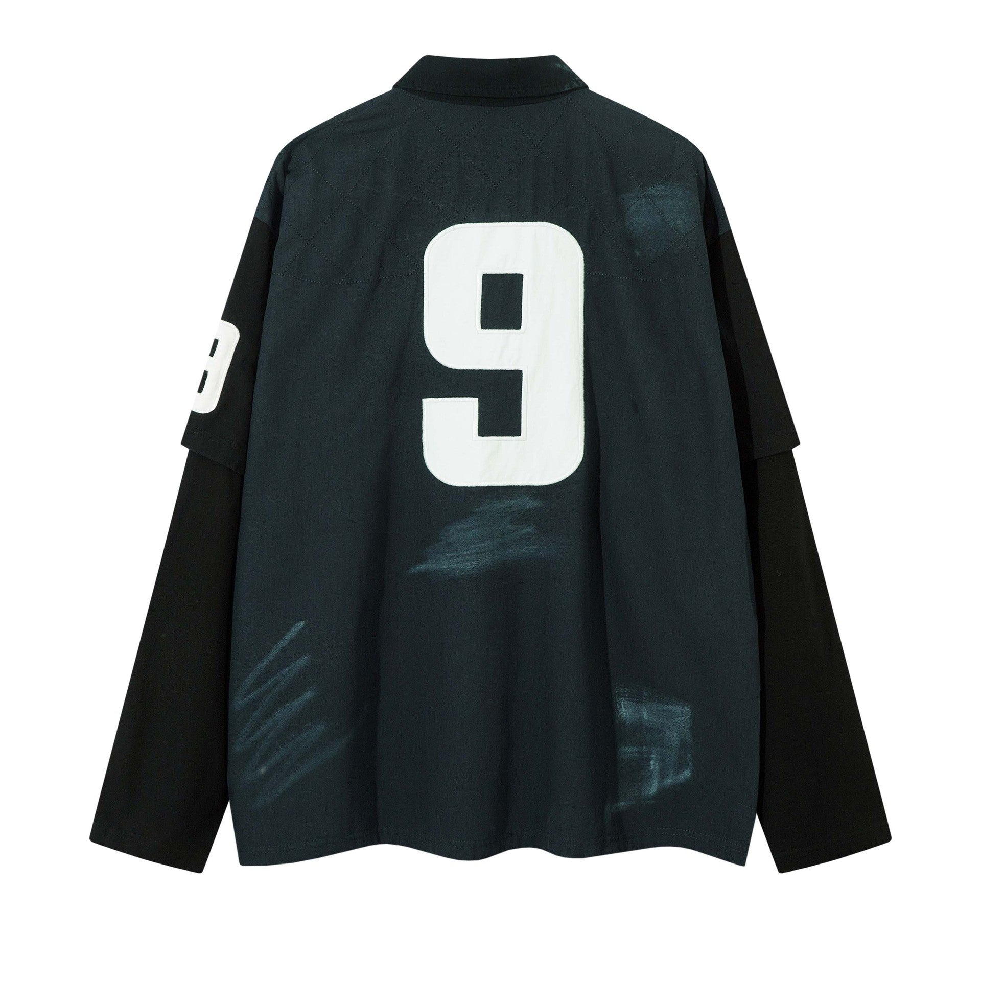 Heritage Color-Block Embroidered Lapel Jacket