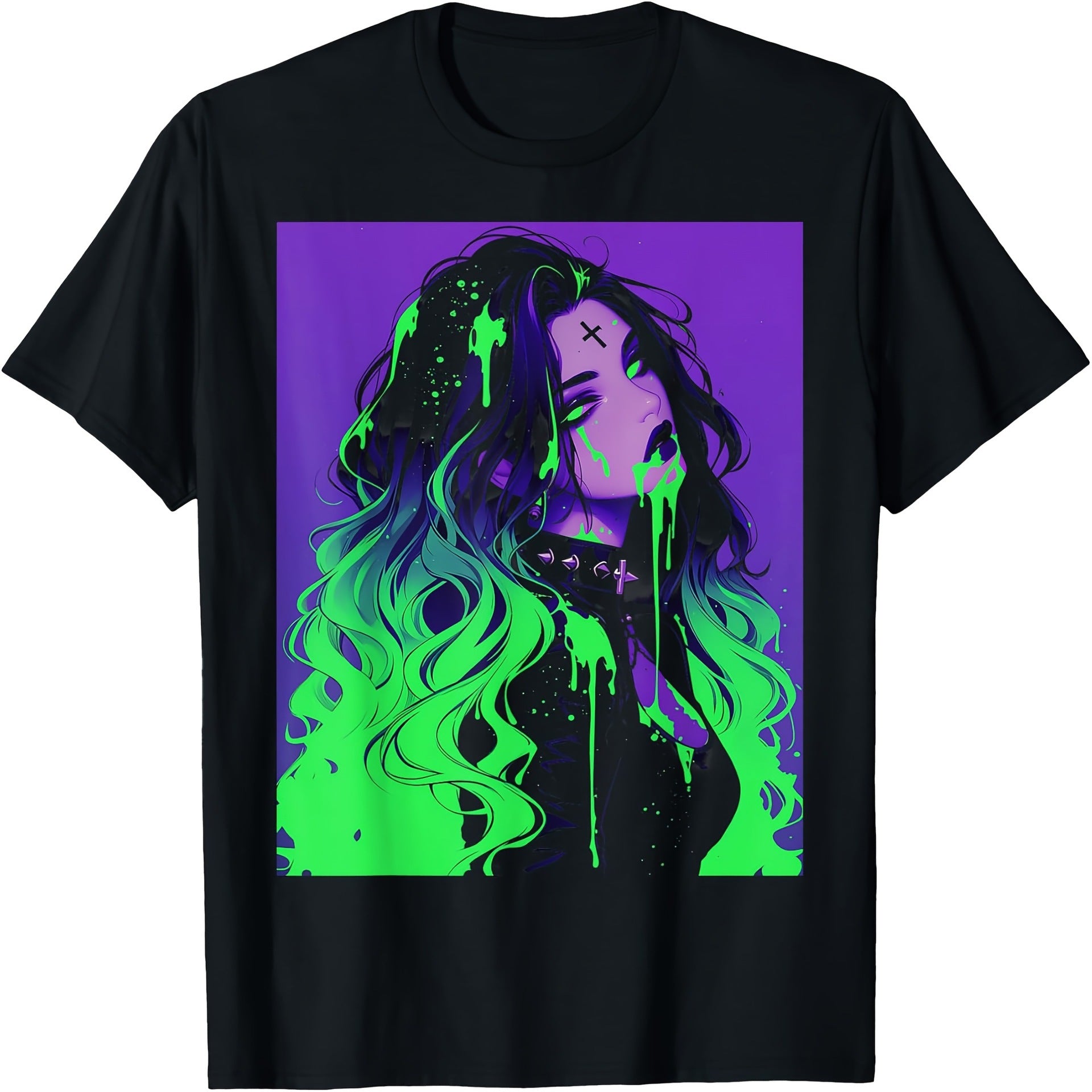 Green Purple Punk T-Shirt
