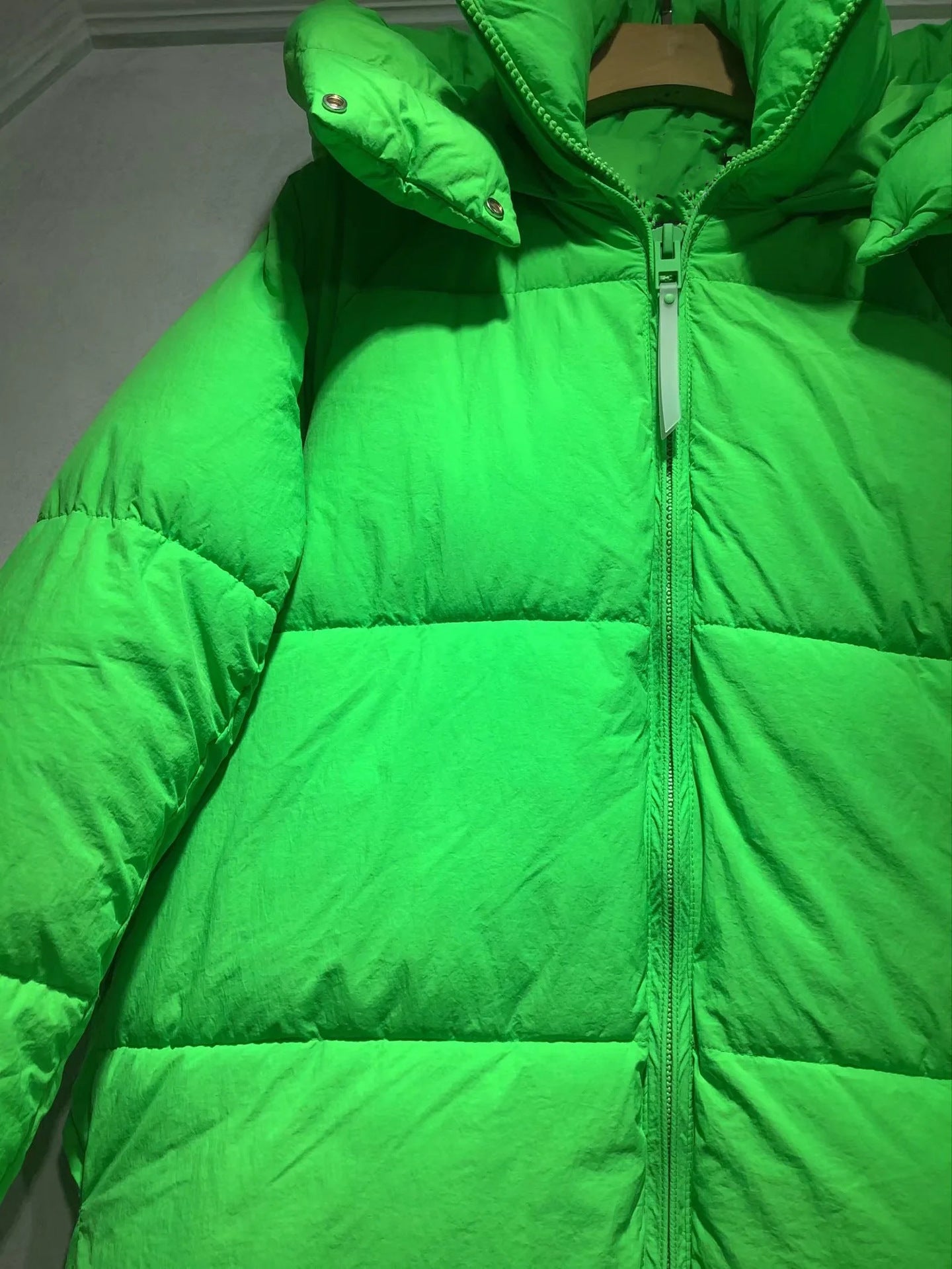 European And American Style Street Loose Hooded Simple Padded Jacket