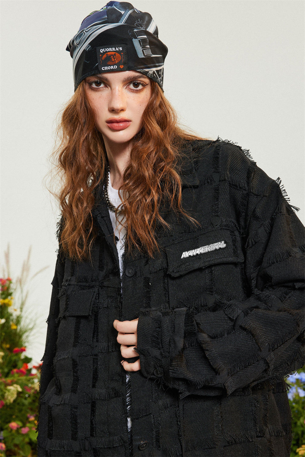 Dark High Street Tassel Jacquard Jacket