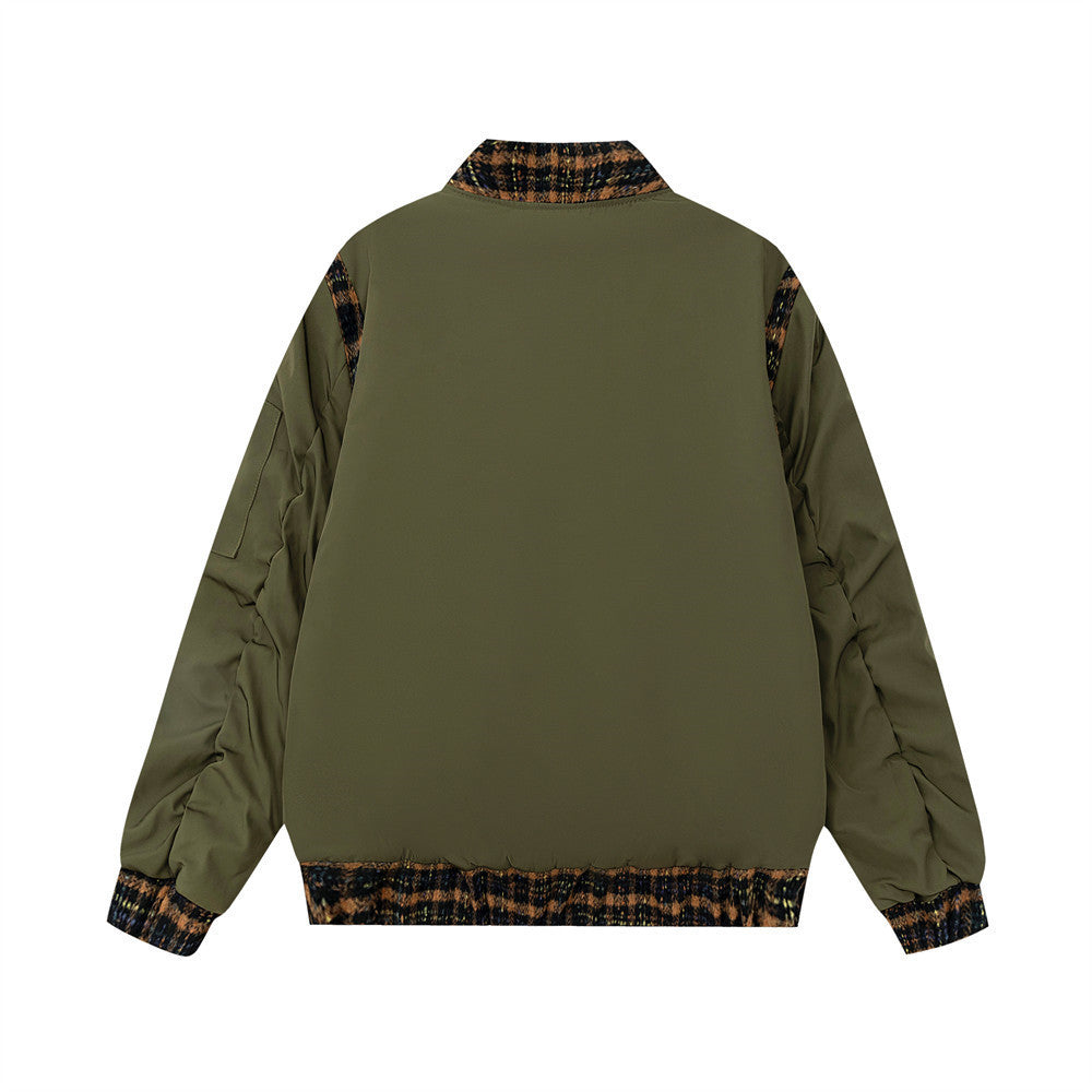 Men’s Stitching Flight Jacket