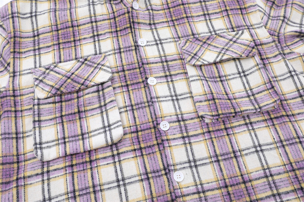 The GridForm Hooded Overshirt Plaid Colorblock Edition