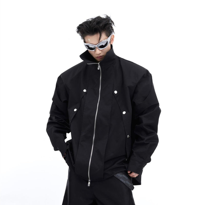 Eclipse Stand-Collar Coat