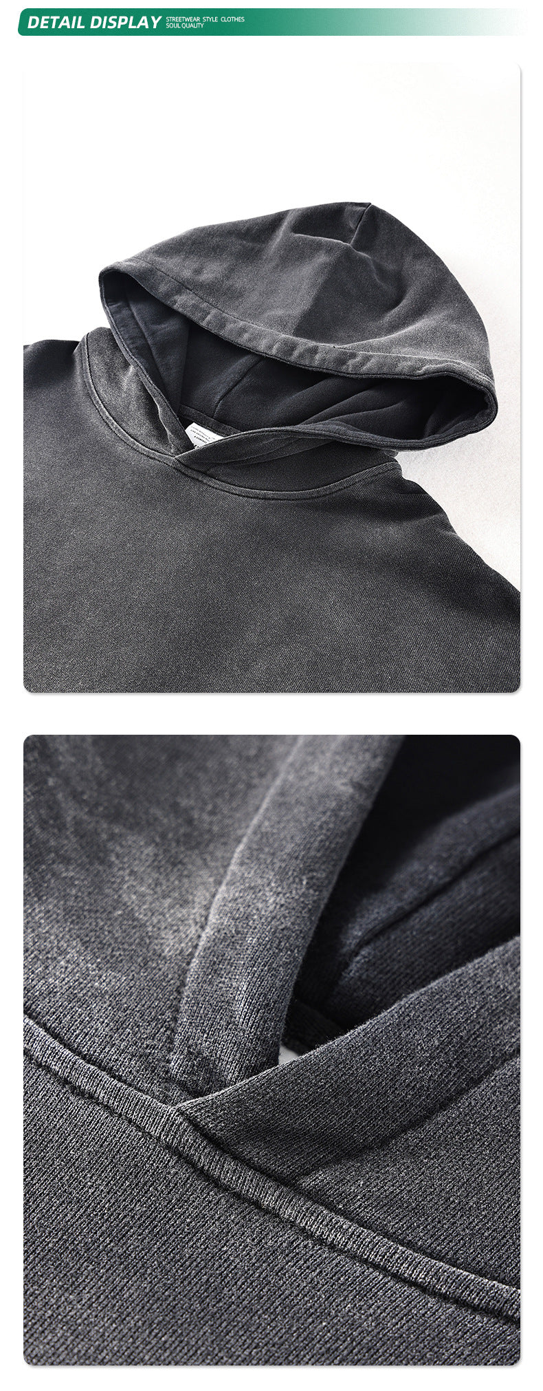 Monkey Wash Gradient Washing Digital Printing Men's Sweater Loose Hoodie