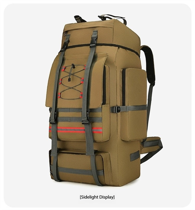 Outdoor 130 Liter 120 Large Capacity Camouflage Travel Bag, Cotton Quilt, Luggage, Working, Hiking, Camping, Waterproof Backpack