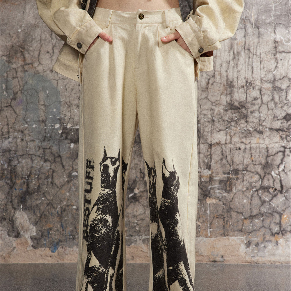 Doberman Street Loose Cargo Trousers