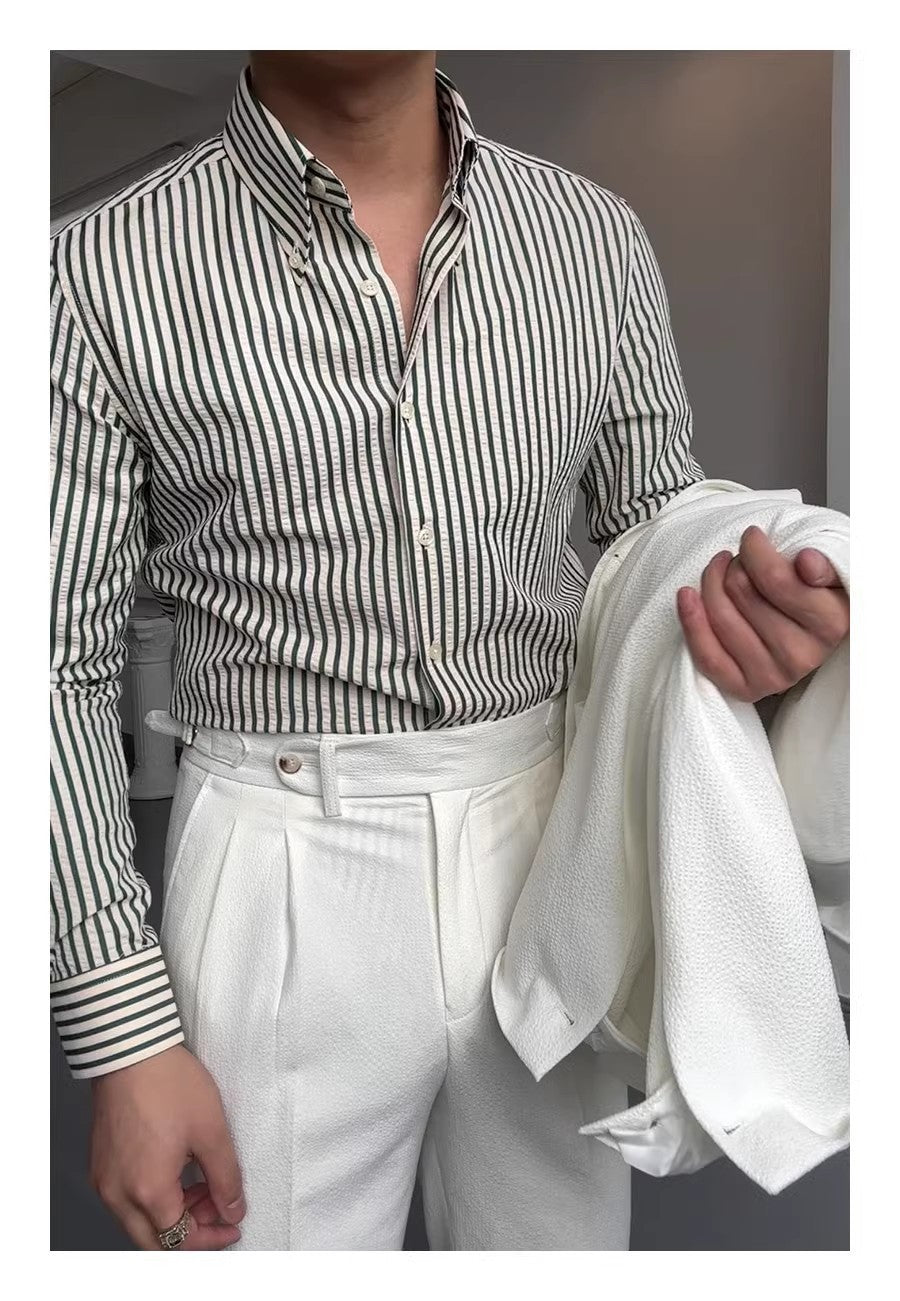 Spring Seersucker Shirt