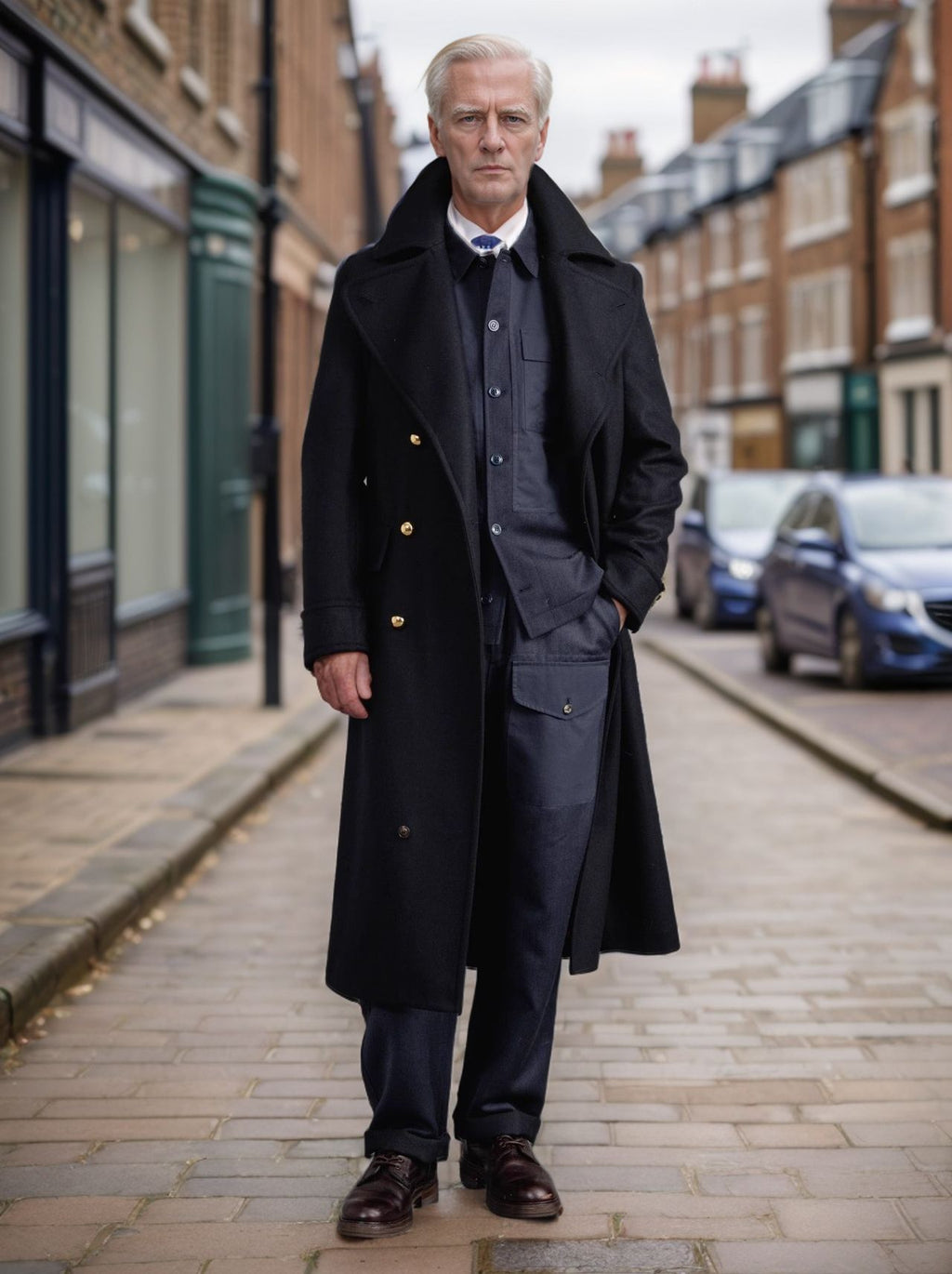Wool Ultra-Long Overcoat