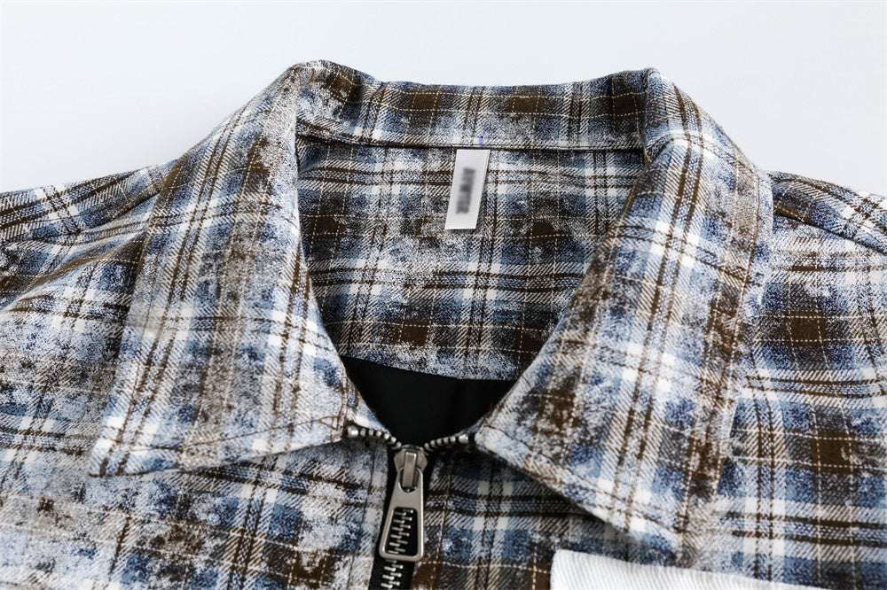 Heritage Distressed Check Jacket