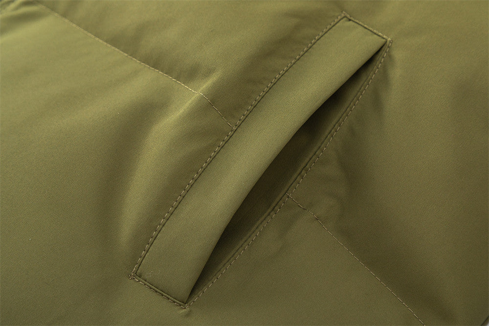 Stand Collar Bread Cotton-padded Jacket For Men