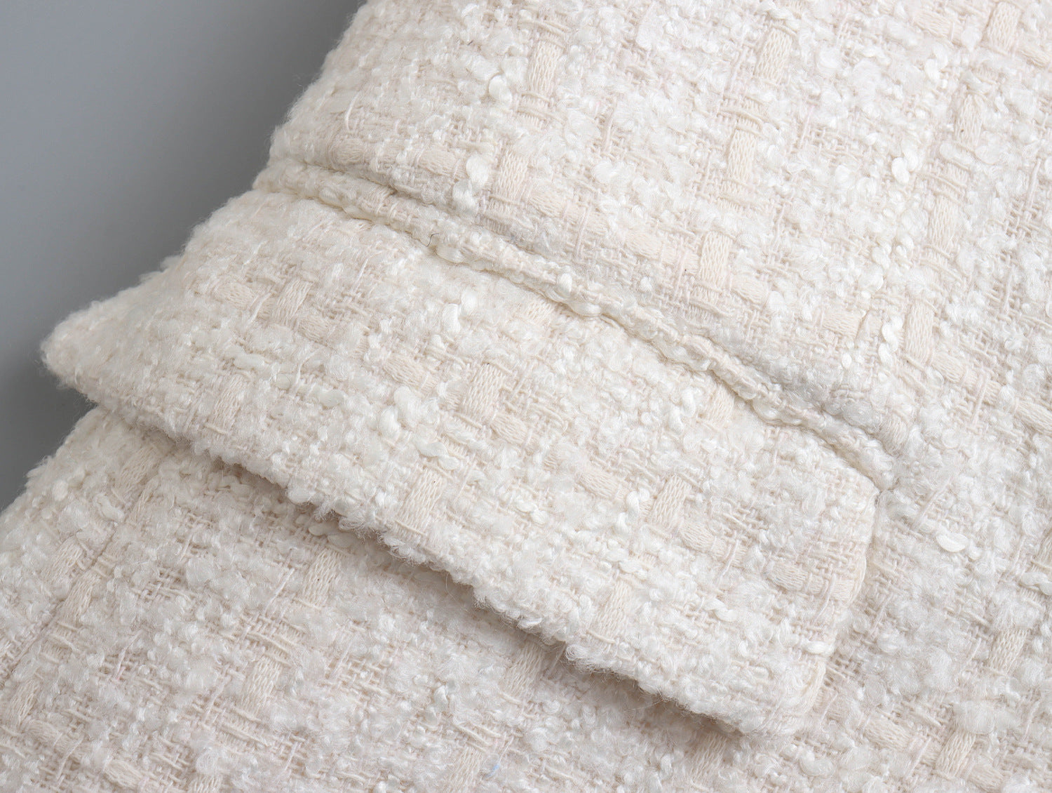 New European And American Women's Textured Double-breasted Blazer