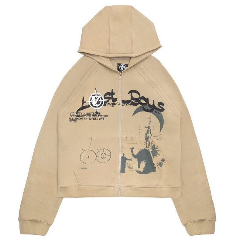 Modern Zipper Hoodie