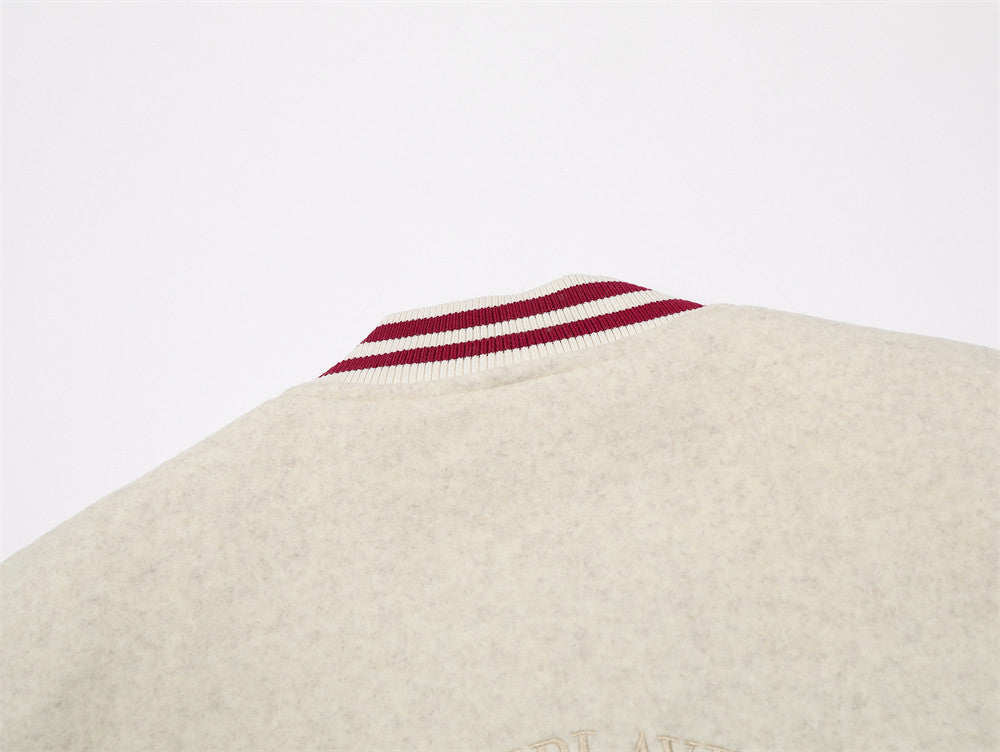 The VarsityEdge Embroidered Baseball Jacket American High Street Edition