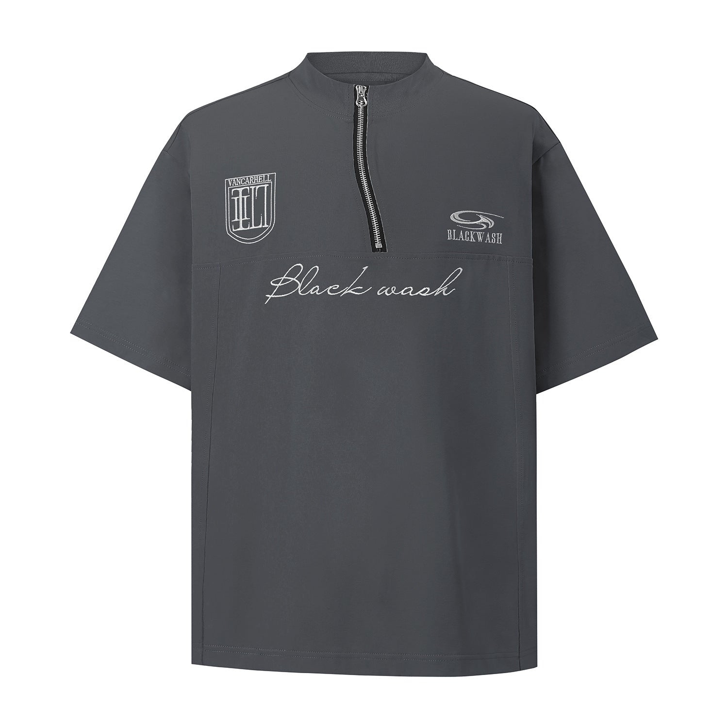 Irregular Zipper T-Shirt