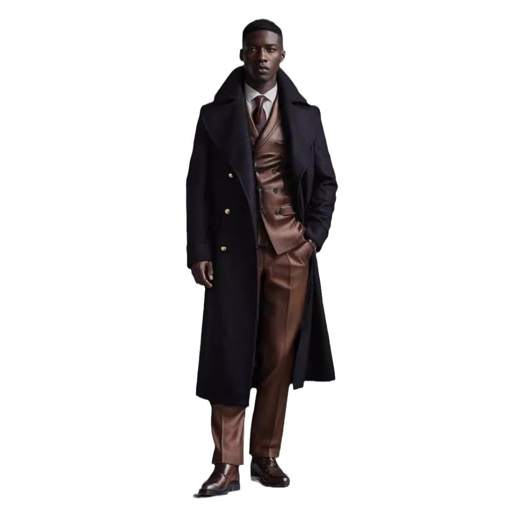 Wool Ultra-Long Overcoat